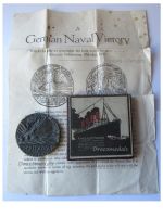 Britain WW1 RMS Lusitania Medal with Leaflet and Box