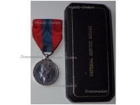 Britain WW2 Imperial Service Medal King George VI 1937 1948 Boxed by the Royal Mint