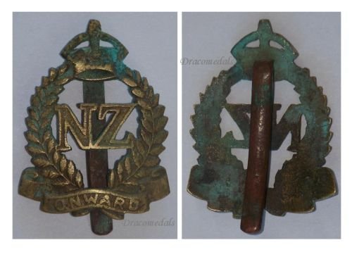 New Zealand WW1 Cap Badge ANZAC Expeditionary Force 1914 1918