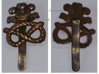Great Britain WW1 North Staffordshire (Prince of Wales') Regiment Cap Badge