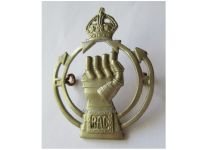 Britain WW2 Royal Armoured Corps Cap Badge RAC Rare Type