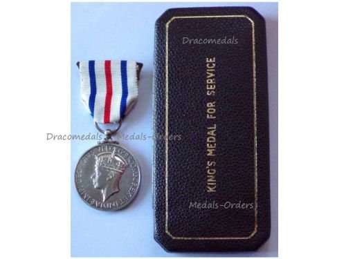 Britain WW2 King's Medal for Service in the Cause of Freedom 1939 1945 Boxed by the Royal Mint