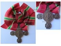 Bulgaria Commemorative Cross of the Proclamation Bulgarian Kingdom 1908 by P. Telge on Ladies Bow
