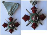 Bulgaria WW1 Order of Military Merit 1891 Cross 5th Class King Ferdinand 1st Type 1900 1918 by Deschler