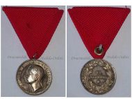 Bulgaria WW1 WW2 Royal Medal of Merit Silver 2nd Class King Boris III 1918 1944