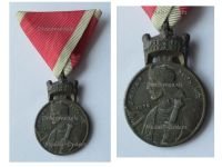 Croatia WW2 Order of the Crown of King Zvonimir Bronze Merit Medal