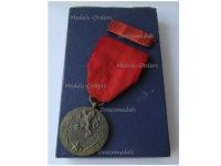 Czechoslovakia CSR Medal for Service to the Homeland 1955 1960 with Ribbon Bar Boxed