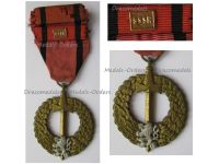 Czechoslovakia WW2 Czechoslovak Army Abroad Medal 1939 1945 with Clasp SSSR (USSR)