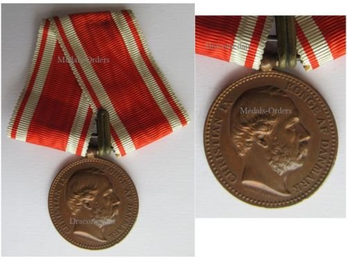 Denmark Commemorative Medal for the 2nd Schleswig War 1864 by Dubois