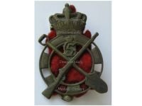 Denmark WW2 Cap Badge Zealand Engineer Regiment