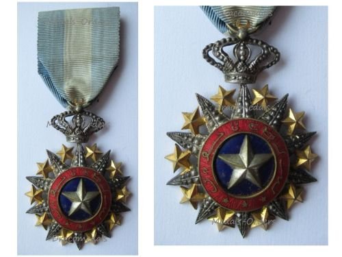 Djibouti WW1 Order Nichan el Anouar (Order of the Light)  Knight's Star