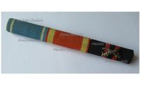 Finland WW2 Ribbon Bar of 3 Medals (Order of the Cross of Liberty Silver & Bronze Medal 1st & 2nd Class, Winter War Commemorative Medal 1939 with Crossed Swords for Combatants)