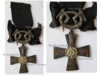 Finland WW2 Order of the Cross of Liberty Mourning Cross with Swords 1941 for the War of Continuation 