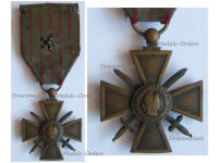 France WW1 War Cross 1914 1915 with 1 Citation Silver Star