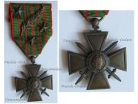 France WW1 War Cross 1914 1916 with 4 Citations Palm 3 Stars (1 Silver 2 Bronze)