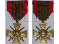 France WW2 War Cross 1939 1940 with 1 Citation Bronze Star