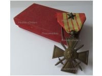 France WW2 War Cross 1939 with 1 Citation Silver Star Boxed by SNAG