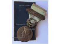 France WW1 Levant Medal with Clasp Large Type by Lemaire Boxed