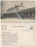 France WW1 Postcard Chambery Gare 1903 REPRO