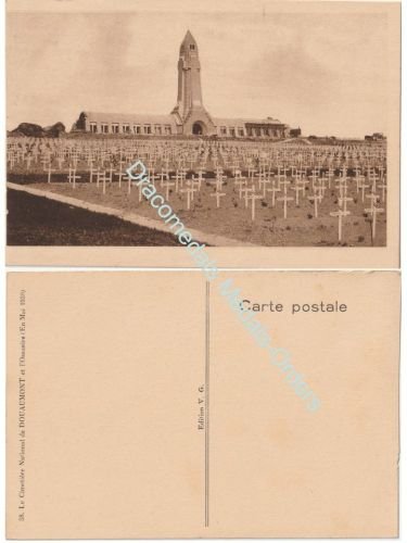France WW1 Postcard Douaumont Ossuary - Military Cemetery