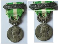 France Morocco Campaign Medal 1908 with Clasp Maroc by Lemaire