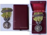 France Morocco Campaign Medal 1908 with Clasp Oudjda by Lemaire Boxed