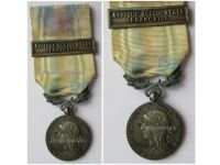 France WW2 Colonial Medal with Clasp Afrique Occidentale Francaise Intermediate Type 1913 1938 Unofficial
