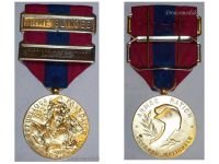 France National Defense Medal 1982 Bronze Class with Bars Arme Blindee & Missions d'Assistance Exterieure