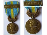 France Commemorative Medal for the Operations in the Middle East (Suez Crisis) 1956 with Clasp Moyen Orient by the Paris Mint
