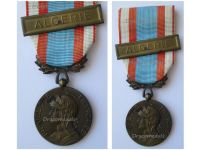 France North Africa Medal for Security and Order Operations with Clasp Algerie 1st Type by the Paris Mint
