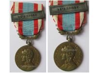 France North Africa Medal for Security and Order Operations with Clasp Tunisie 2nd Type by the Paris Mint