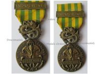 France Indochina War Medal 1945 1953 with Bar Indochine Locally Made Type