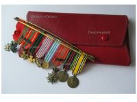 Belgium France WW2 Set of 9 Medals (Order of the Legion of Honor, Armed Resistance, Volunteer, Veteran, Deportation Internment Medals, War Cross) MINI