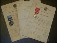France Set of Medals & Diplomas of an Infantry Captain (British Crimea Medal with Clasp Sebastopol, French Italian Campaign Medal 1860)