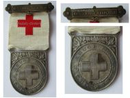 France WW1 WW2 Red Cross CRF Medal of Recompense Silver Class 1st Type 1940 1950 with Clasp Coix Rouge Francaise Named