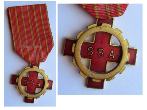France WW2 SSA Red Cross Decoration, Motorized Medical Section