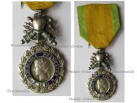 France Military Medal Valor & Discipline 1870 Bifacial 4th Type 1873 1878