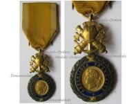 France WW2 Military Medal Valor & Discipline 8th Type 1951 1961