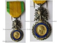 France WW1 Military Medal Valor & Discipline 1870 7th type 1910 1951 in Gold with Eagle's Head Mark for Generals