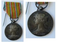 France WW1 Firemen Silver Honor and Meritorious Service Medal 1st type 1900 by Roty & the Paris Mint