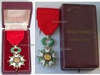 France WW2 National Order of the Legion of Honor Knight's Cross Boxed 1951 1961 by the Paris Mint French 4th Republic