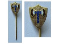 France WW2 Order of the Gallic Francisque Badge Government of Vichy Stickpin Miniature by Decat