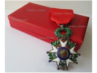 France WW2 National Order of the Legion of Honor Knight's Cross French 4th Republic 1951 1961 Luxurious Type Boxed by Gloria Nantes