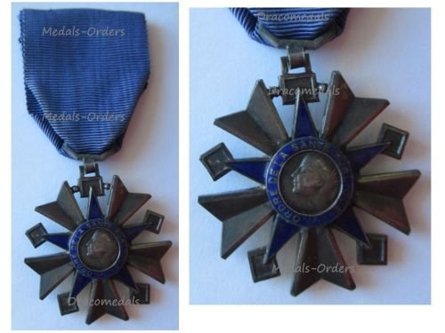 France WW2 Order of Public Health Knight's Star 1938 1963