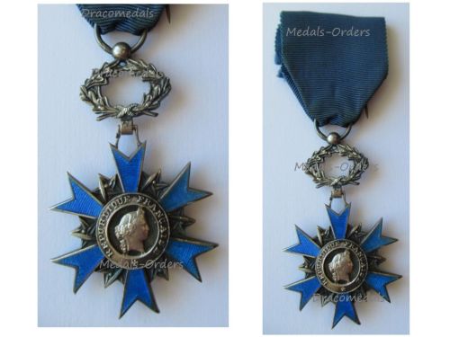 France National Order of Merit Knight's Cross 5th Republic 1963 in Silver
