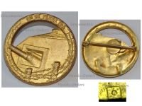 France WW2 Maginot Line Beret Cap Badge for Officers by Artus Bertrand
