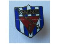 France WW2 FNDIRP Badge of the 178284 National Federation of Deportees Internees Resistance Members & Patriots