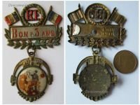 France WW1 Patriotic Badge Bon p. 3 Ans for Reservists who Complete Compulsory Military Service