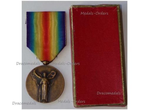 France WW1 Victory Medal by Morlon Laslo Official Type Boxed