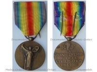 France WW1 Victory Medal by Morlon Laslo Official Type